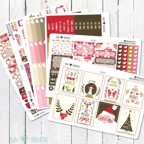 CAMELLIA ECLP Planner Stickers Planner Kit | Etsy