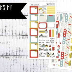 Printable Hobonichi Weeks Planner Sticker Kit Back to School DIY Weekly ...