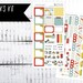 Printable Hobonichi Weeks Planner Sticker Kit Back to School DIY Weekly ...