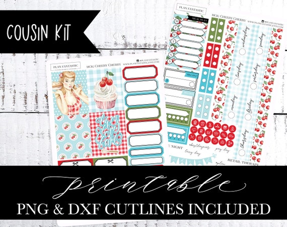 Printable Cousin Planner Kit Baking Hobonichi Weekly | Etsy