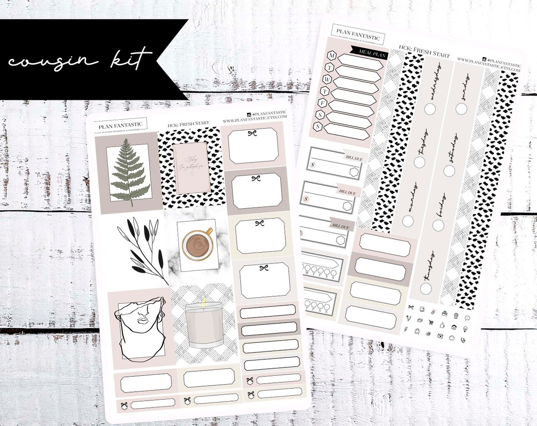 Hobonichi Cousin Stickers Cousin Sticker Kit A5 Planner Stickers ...