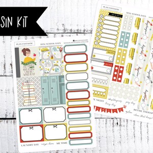 Printable Hobonichi Cousin Planner Sticker Kit Back to School DIY ...