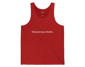 Unisex Jersey Tank M.D. Graduation Gift - option 1