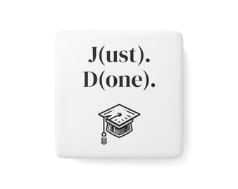 Porcelain Magnet J.D. Graduation Gift - option 3