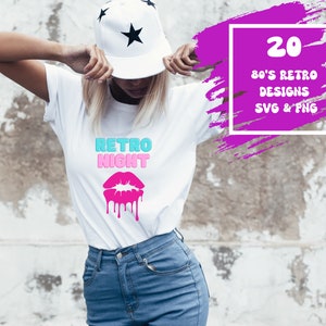 Tema dos anos 80 SVG Desenhos retrô png Desenhos de festas dos anos 80 Retro SVG Festa retrô Festa discoteca Tema discoteca Design discoteca