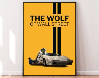 ウルフ・オブ・ウォールストリートの映画ポスター - Etsy 日本