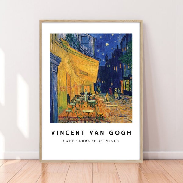 Van Gogh - Café Terrace At Night Art Print/Poster