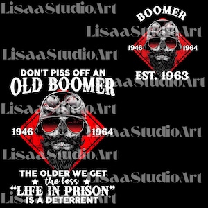 Customize Year Baby Boomer Generation SVG, Boomer PNG, Baby Boomer Digital Download, Custom Year Of Birth Sublimation, Retro Design SVG
