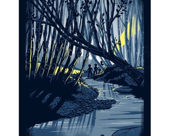 Haunted Woods - Original Screen Print