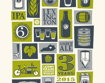 West Sixth Brewery - 3rd Birthday Celebration Art Print