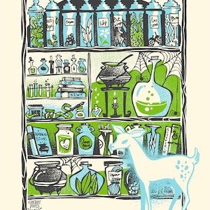 The Potion Master's Office - Screenprinted Art Print
