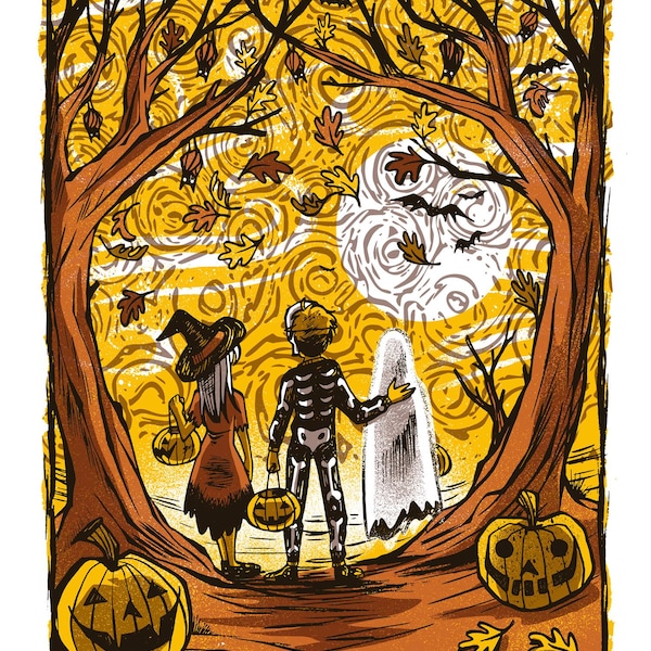 Halloween Spirit - Mini Art Print