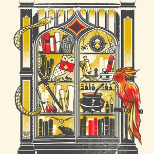 The Headmaster's Office - Screenprinted Art Print