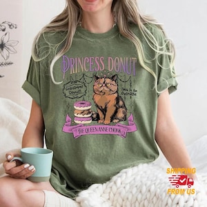 Princess Donut And Mongo Comfort Colors Shirt, Fantasy Book Lover T-Shirt, Goddamns Donut Graphic Shirt, Dungeon Crawler Carl TShirt
