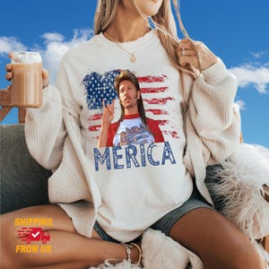 Comfort Colors Joe Dirt Merica Tshirt, Joe Dirt 4th Of July Unisex Tee Shirt, Independence Day Shirt For Men