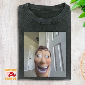 Toy Story Comfort Colors Tshirt, Woody Meme Tshirt For Men Women, Funny Movie Tee, Meme Tee Shirt, Pixar Lover Gift