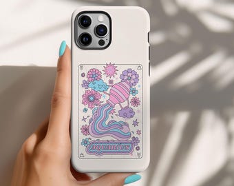 Pisces Zodiac iPhone Case: Groovy Astrology Star Sign Phone Cover