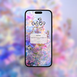 Delicate Spring Flowers Phone Wallpaper | iPhone Wallpaper, Samsung Wallpaper | Floral Wallpaper | Aesthetic Phone Lock Screen