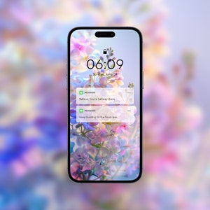 Delicate Spring Flowers Phone Wallpaper | iPhone Wallpaper, Samsung Wallpaper | Floral Wallpaper | Aesthetic Phone Lock Screen