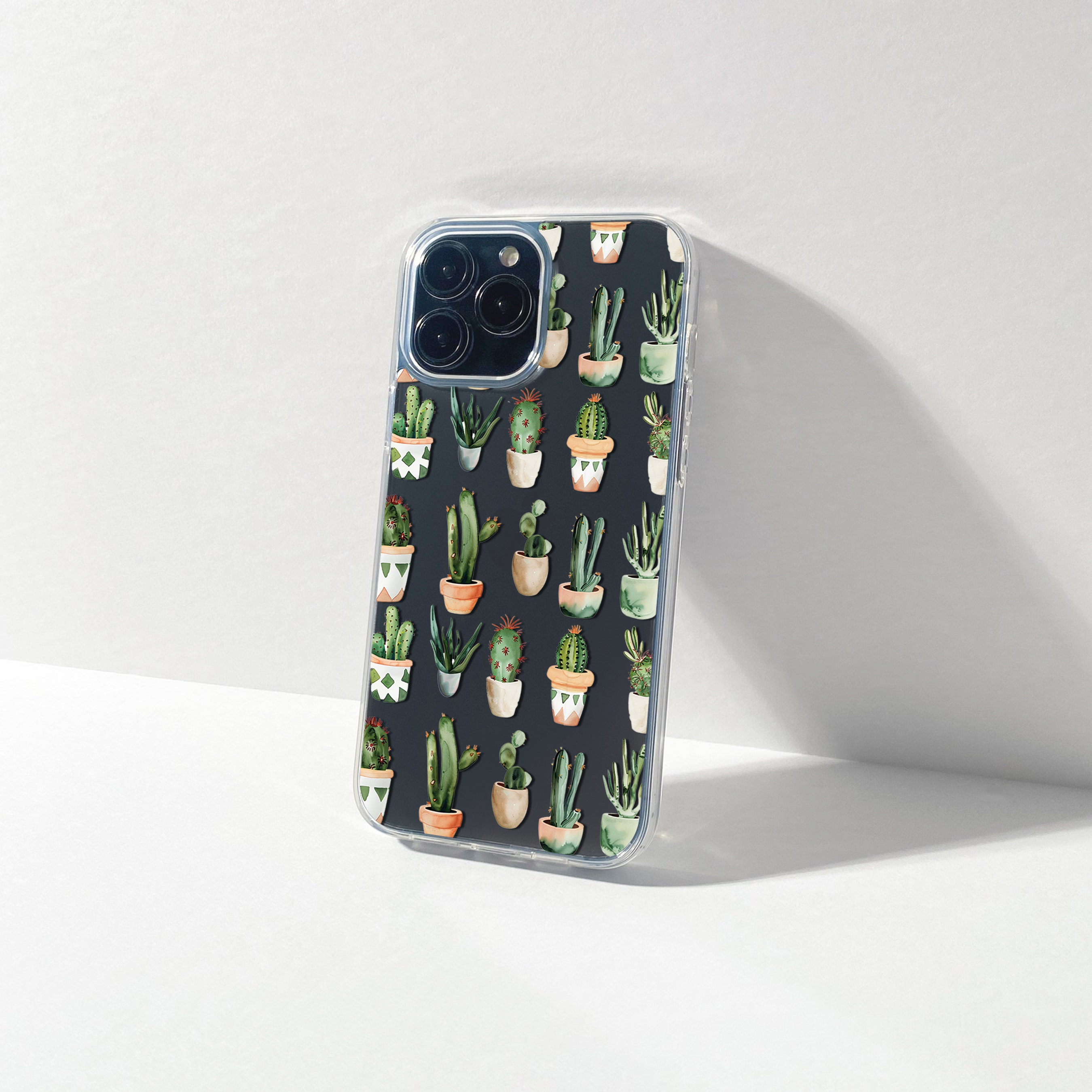 Battery Case Iphone 11 Pro Cases Floral Cactus Clear Case IPhone 17 16e 16  15 14 13 12 11 XS Samsung Galaxy S25 S24 S23 S22 S21 Phone Case TPU Hybrid  Western Country Gift