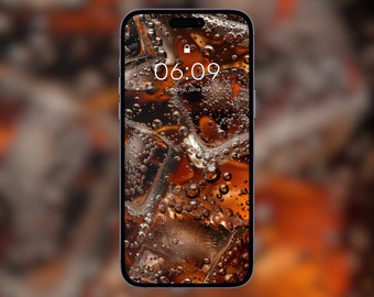 Fondo de pantalla de refresco frío: Bebida de verano para pantalla de bloqueo (Descarga digital)