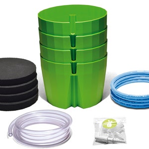 Hydro Farmer | pot and watering | set | green | hydro culture