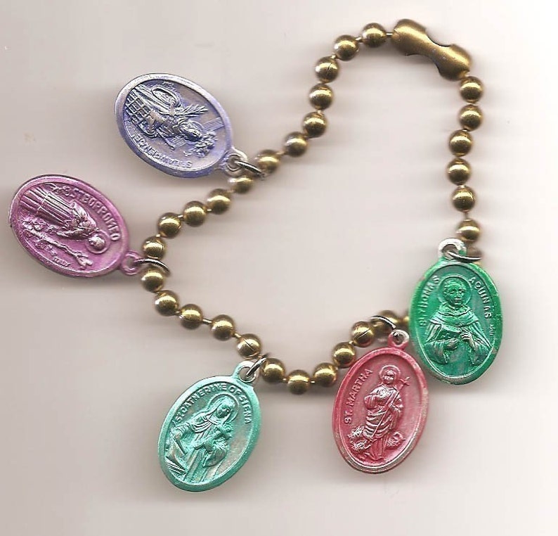 Weight Watchers Charm Bracelet, Patron Saints for Dieters image 1