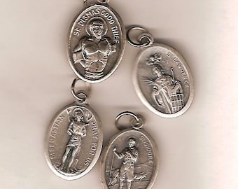 Heaven for Men, Tell Us Which Saint, 75 Patron Saint Medals from Which to Choose on Ball Chain