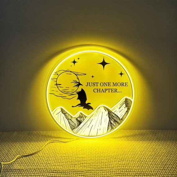 Fourth Wing Neon Sign – Eye-Catching LED Wall Decor For Bedroom, Gaming Room, Dorm, Or Fan Cave