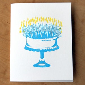 Quite the Glow - Letterpress Birthday Card