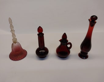 Avon vintage glass collectibles