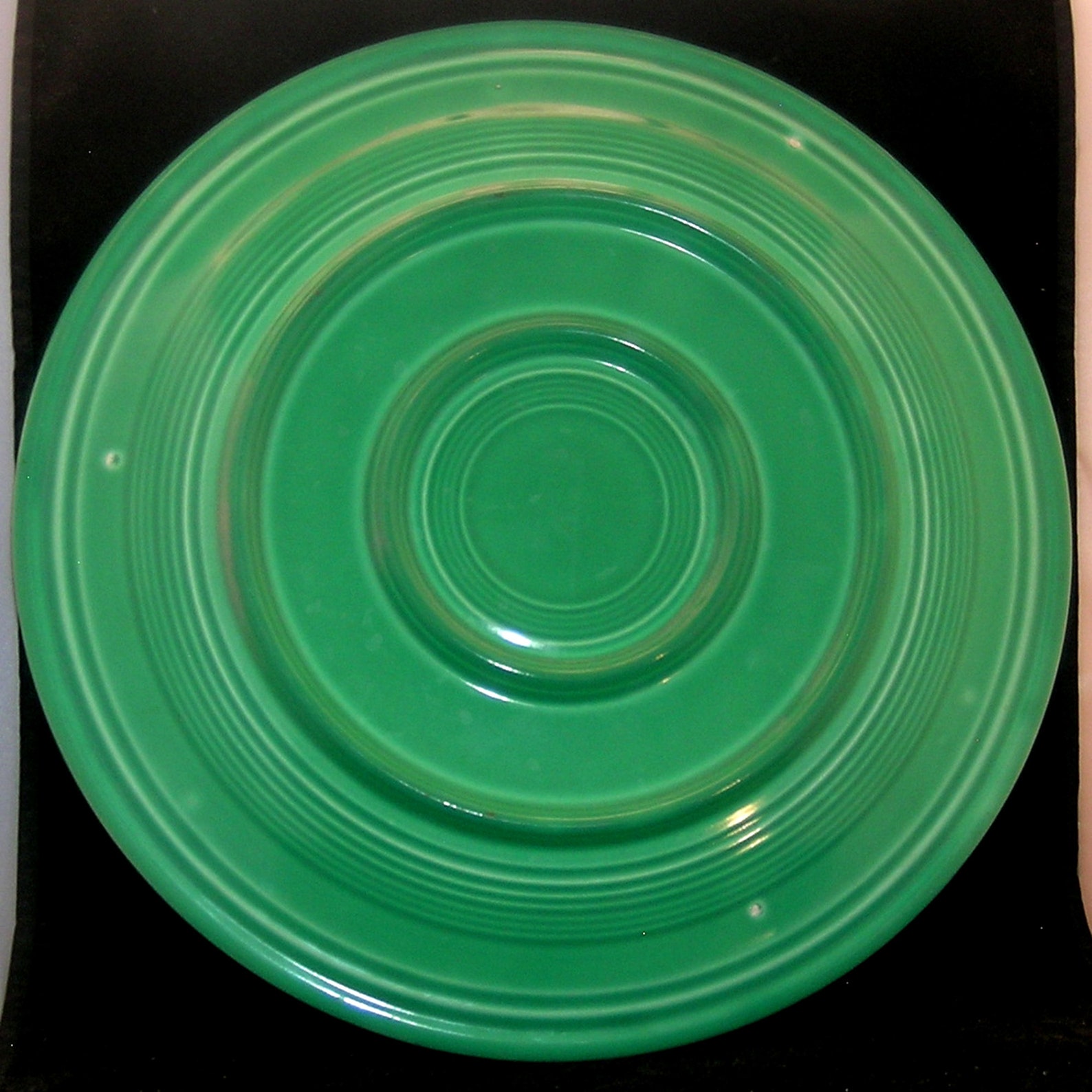 14 FIESTAWARE Vintage Green Chop Plate 1930 1940s Etsy