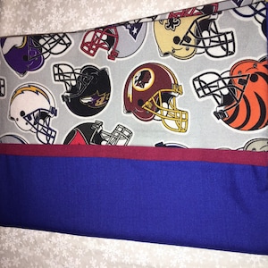 Football Helmet Pilowcase - Standard/Queen Pillow case