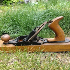 Antique Wooden Block Plane Wood Base