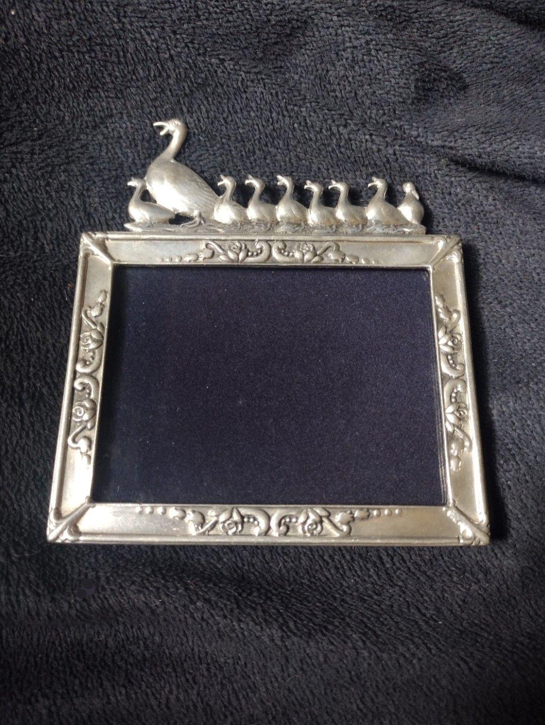 Elias Artmetal Pewter & Sterling VINTAGE Picture Frame - Rare