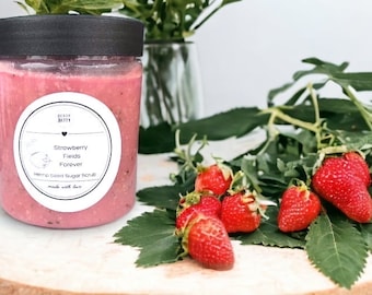 Strawberry Fields Forever hennepsuikerscrub