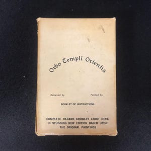 Aleister Crowley's Thoth Tarot Deck - 1983 U.S. Games Systems