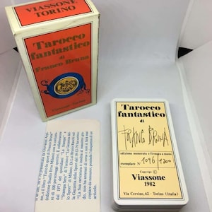 Fantastische Tarot – Franco Bruna – Viassone 1982 – Ed. Nummer. 1096/1200 – Ondertekend