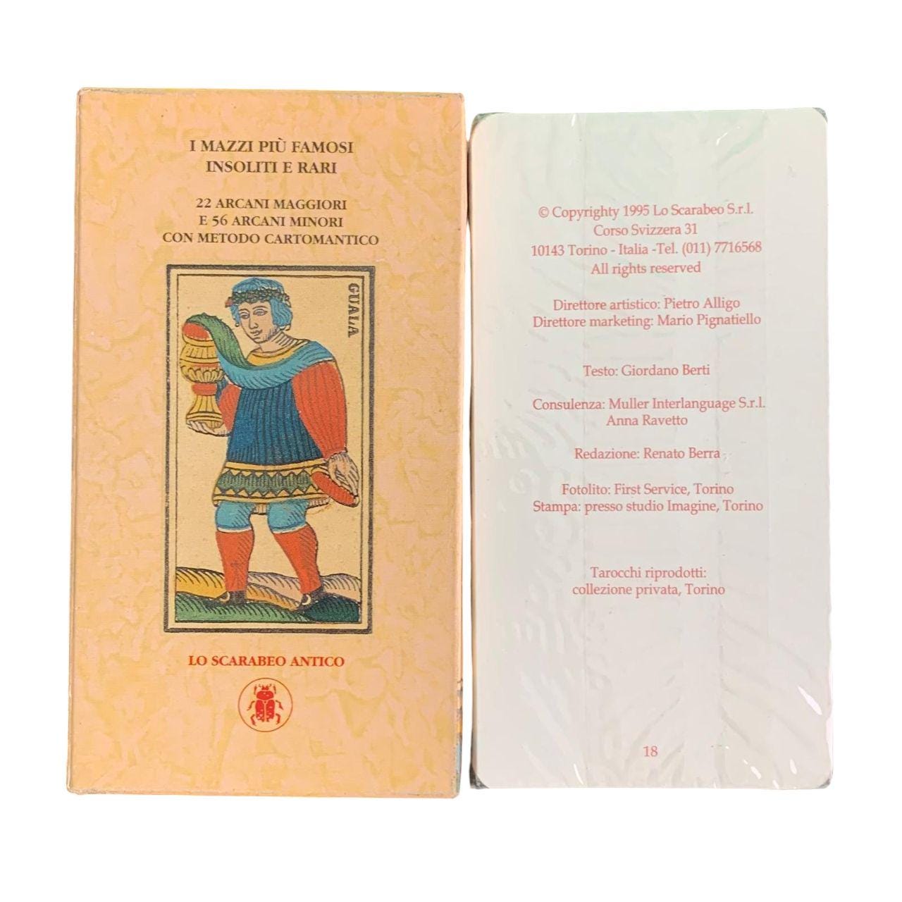 TAROCCO LIGURE PIEMONTESE - MARSEILLE VARIANT 78 CARD TAROT