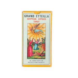 Grand Etteilla Tarot des Gitans Égyptiens - 1977 Grimaud - Vintage Rare