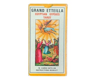 Grand Etteilla Egyptian Gypsies Tarot - 1977 Grimaud - Vintage Rare