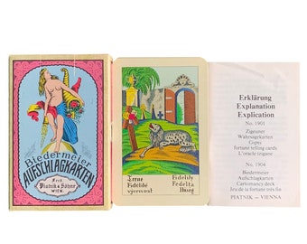 Jeu De La Fortune Tres Fin – Cartomancy Deck - 1986 Piatnik – Vintage Rare