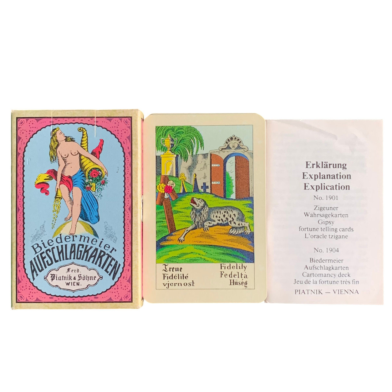 Jeu De La Fortune Tres Fin – Cartomancy Deck - 1986 Piatnik – Vintage Rare - Australia