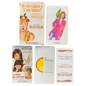 Tarot Garnier Belle Couleur – Le Scarabée – Vintage Rare