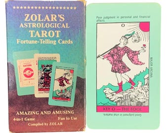 Zolar's Astrological Tarot - Fortune Telling Cards - 1983 U. S. Games Systems Inc. - Vintage Rare