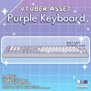 STREAM ASSET | Purple Keyboard