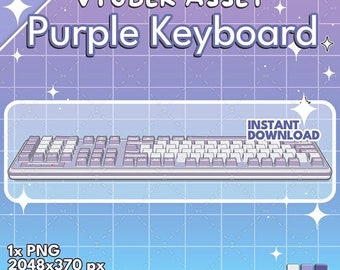 STREAM ASSET | Purple Keyboard