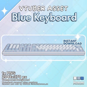 STREAM ASSET | Blue Keyboard