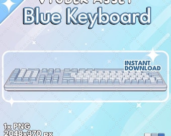 STREAM-TILLGÅNG | Blått tangentbord