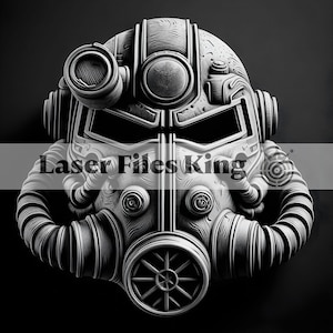 Fichiers en niveaux de gris / Images de gravure laser 3D / Images HD pour la gravure laser / Illusion 3D / Gravure en relief / Masque Fallout
